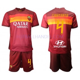 Barn Fotballdrakter AS Roma Bryan Cristante 4 Hjemme 2020-21 Kortermet